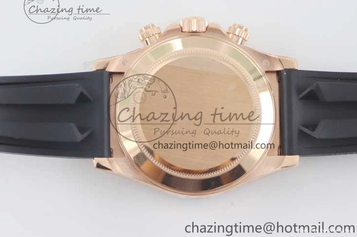 Good Copy Rolex Watches Strap TWF 904L 2416 Diamonds RG on 116515 A  Steel Best HighQuality RG Black Dial Daytona Edition Oysterflex 1:1 0114